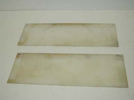 Bally / Sente Cocktail Control Panel Plastics (Item #5) (3 7/8 X 11 1/4) (These Have Some Small Cracks) $19.99